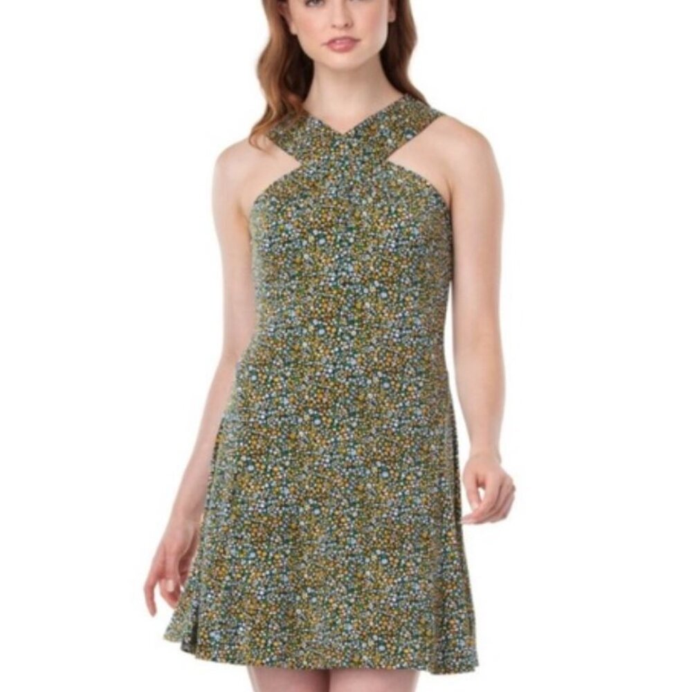 MICHAEL KORS | Floral Halter Sundress Small